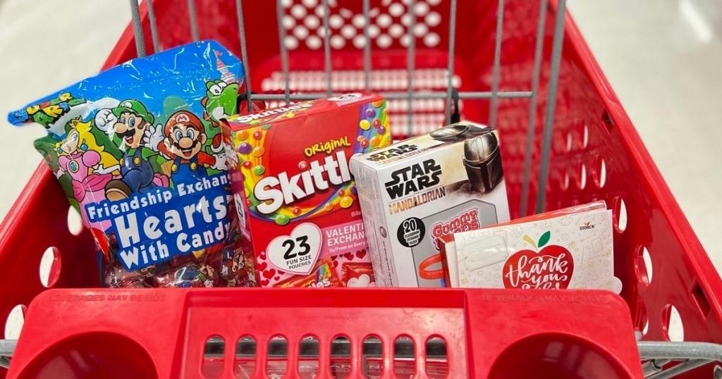 target valentine's exchange candy in cart