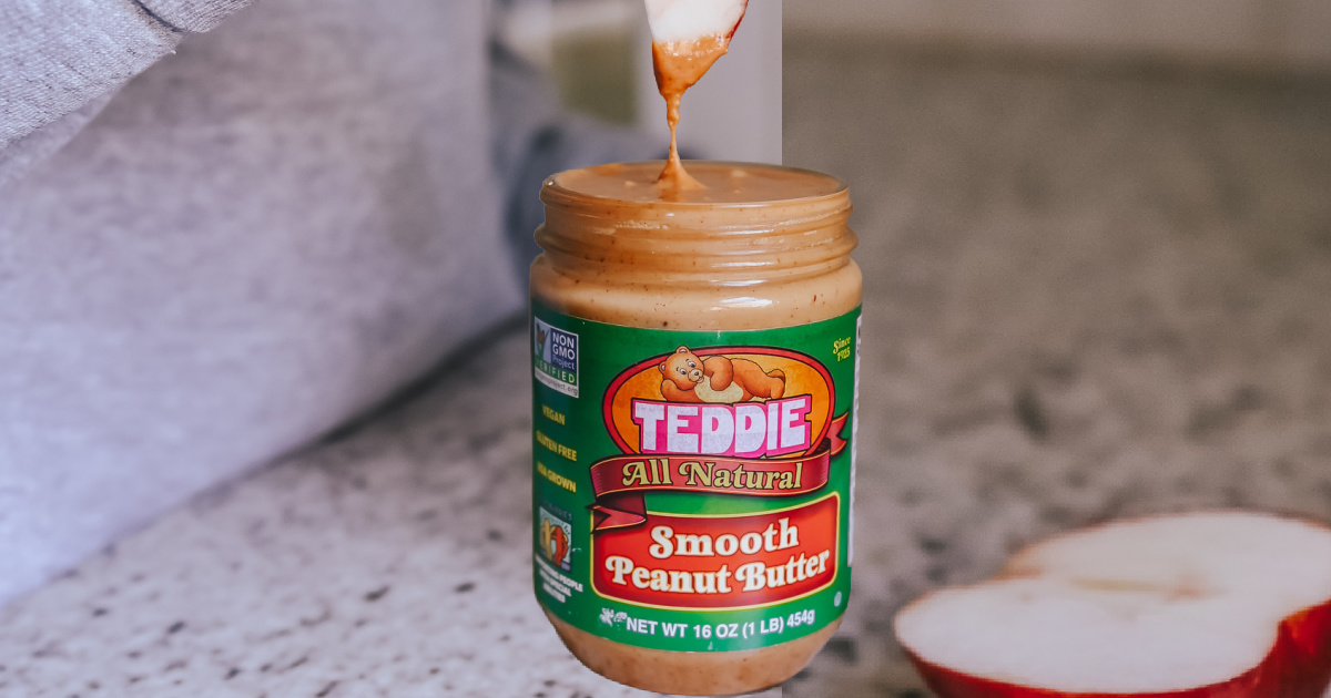 Natural Smooth Peanut Butter - Teddie Natural Peanut Butter