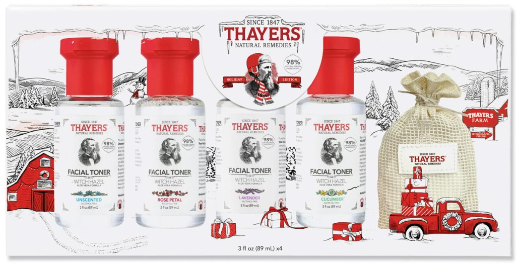 Thayers Alcohol-Free Witch Hazel Facial Toner Set