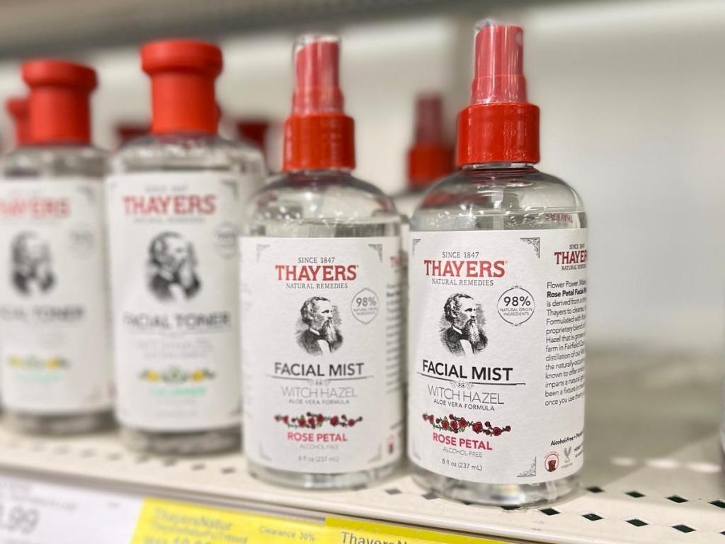 thayers facial mist with witch hazel in store