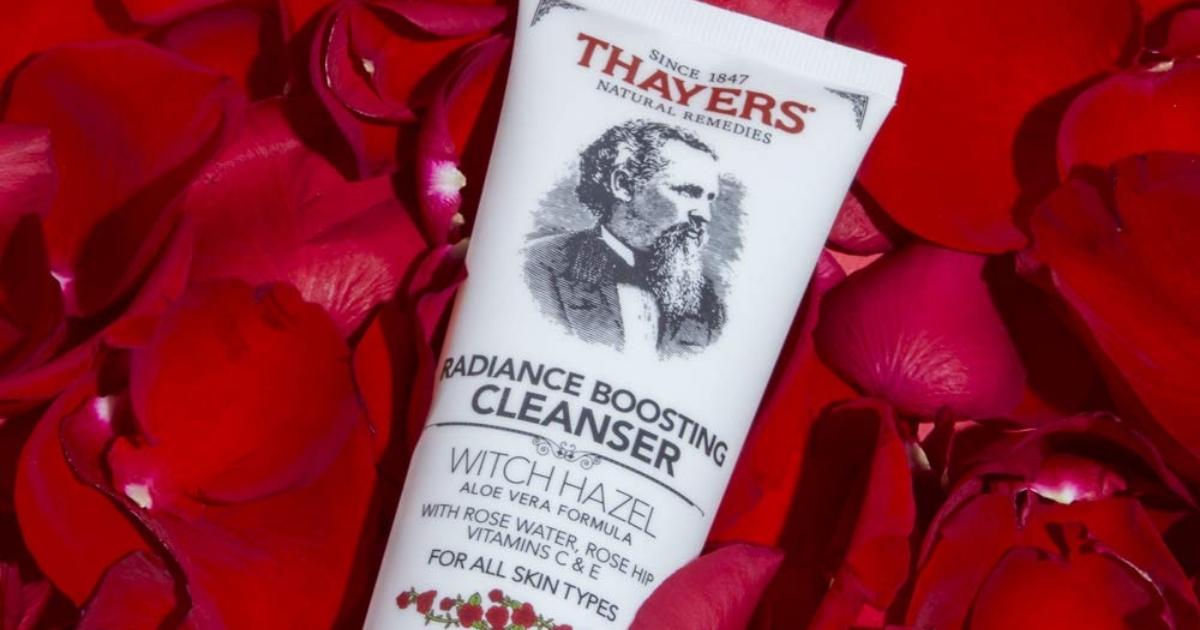 Thayers Rose Petal Radiance Boosting Cleanser 4oz Tube