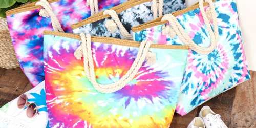 Tie Dye Tote Bag Just $12.98 Shipped on Jane.com (Regularly $36) | Great for the Beach!