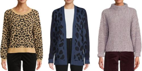 Women’s Sweaters & Cardigans from $5 on Walmart.com (Regularly $20)