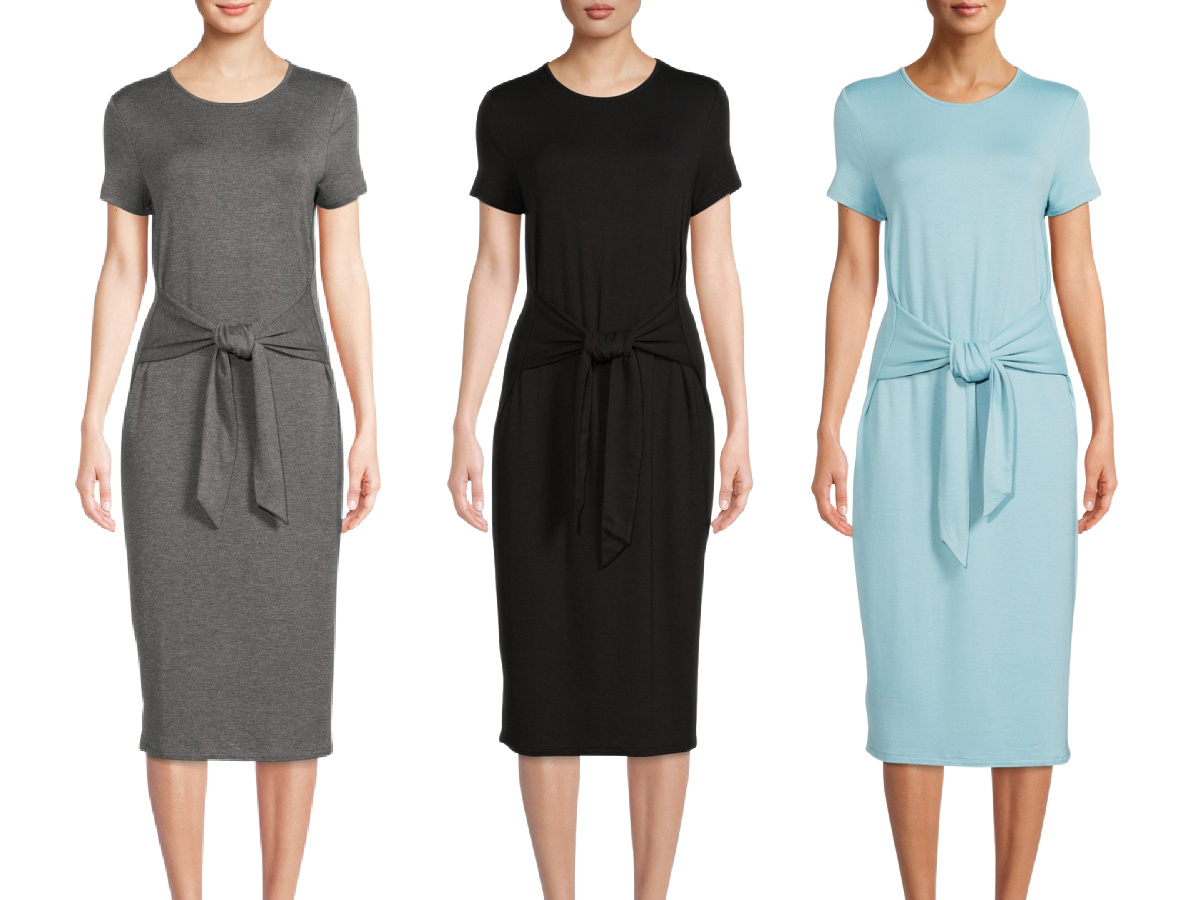 Knit Dresses from $5 on Walmart.com 