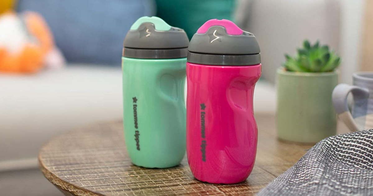 Tommee Tippee Insulated Sippee Toddler Sippy Cup, Spill-Proof – 12+ Months, 2 Count