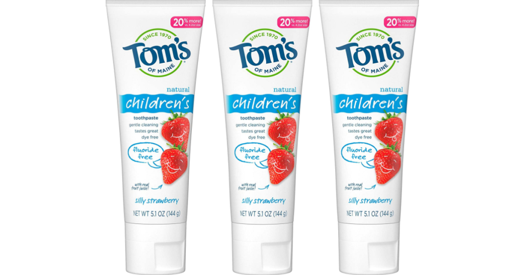 Tom's Children's Toothpaste Silly Strawberry