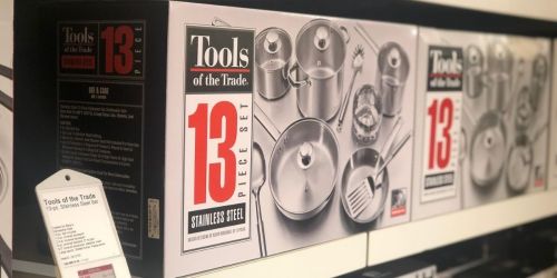 Tools of the Trade 13-Piece Stainless Steel Cookware Set Only $29.99 Shipped on Macys.com (Regularly $120)