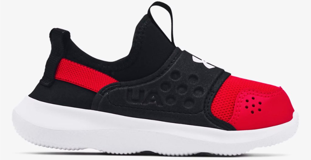 black and red under armour shoe