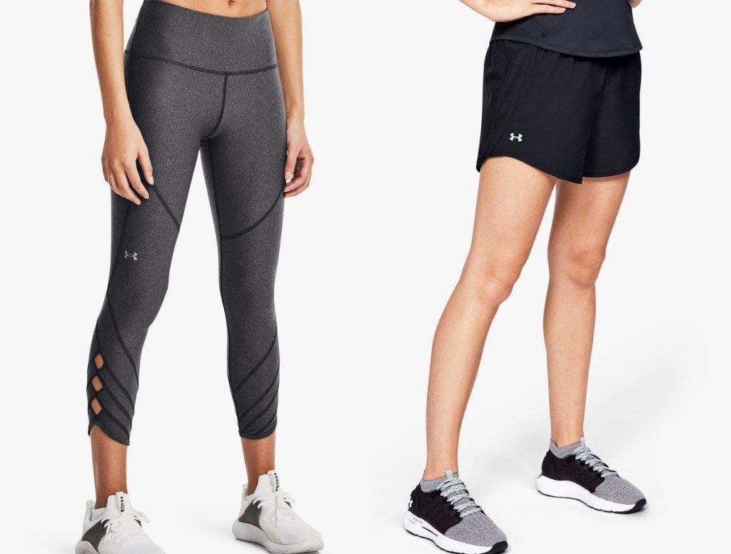 under armour leggings and shorts