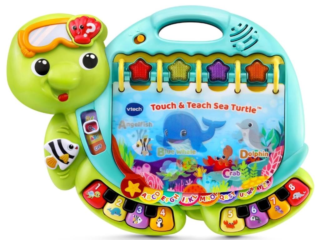 vtech touch and teach sea turtle learning book