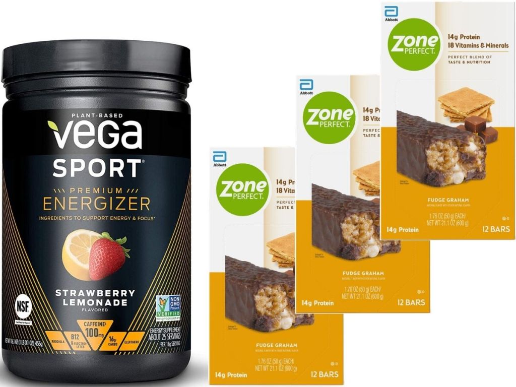 Vega Sports Drink and Zone Perfect Bars