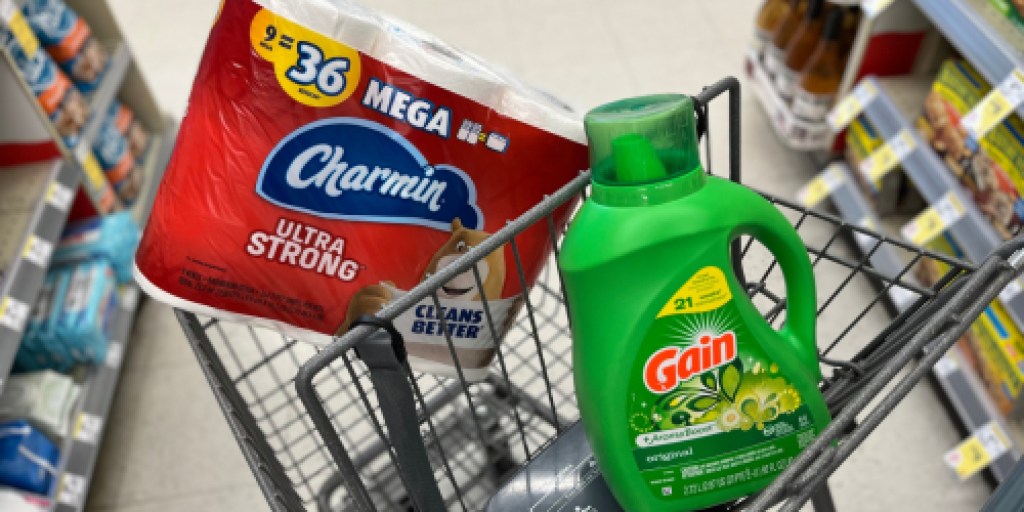 $37 Worth of Charmin, Bounty, & Gain Household Items JUST $15.47 After Walgreens Rewards & Rebate