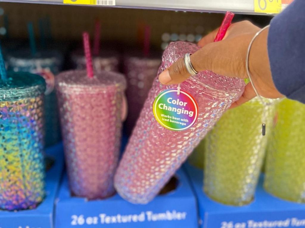 Color-Changing 26oz Studded Tumblers