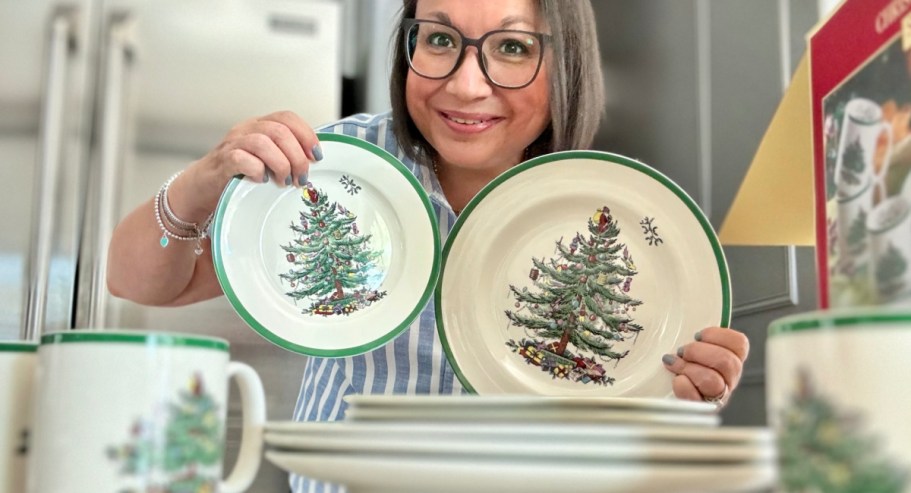 Over $325 Off Spode Christmas Tree Collection 12-Piece Set + Free Shipping (Best Price Ever!)