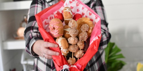 Ditch the Expensive Flowers for This DIY Donut Bouquet for Valentine’s Day!