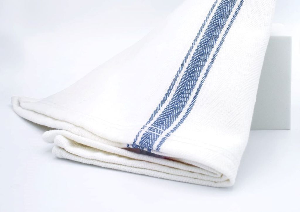 folded kitchen towel