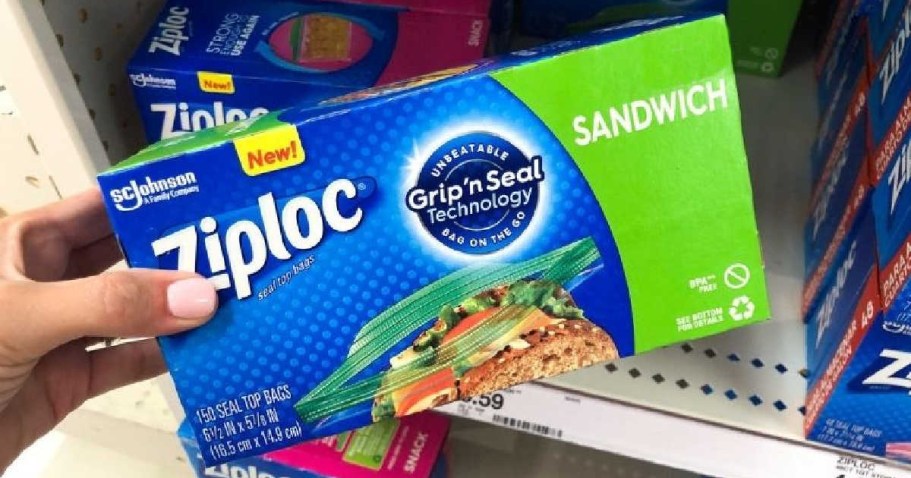 Ziploc Sandwich Bags 270-Count Box Just $6.42 on Amazon (Reg. $10.70)