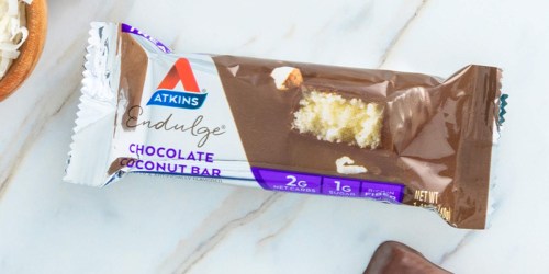 Atkins Endulge Chocolate Coconut Bar 5-Pack Just $3.64 Shipped on Amazon