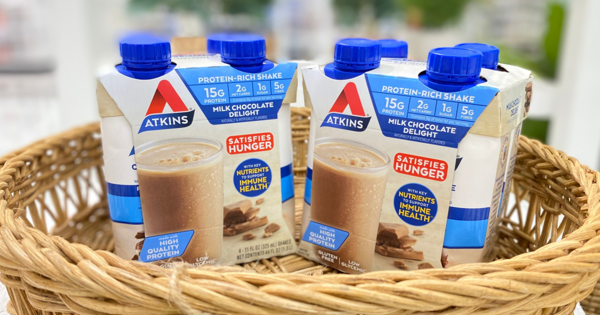 Atkins Protein Shakes 4 Packs From 4 Shipped On Amazon Just 1 Each