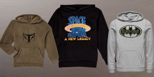 Kids Graphic Hoodies from $6.97 on Walmart.com (Regularly $20) | Space Jam, Star Wars, Batman & More