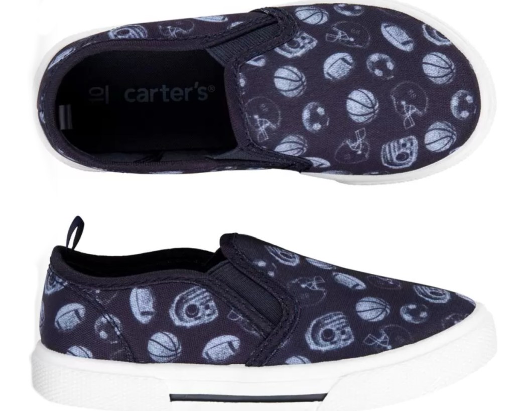 slip on sneakers with balls on them