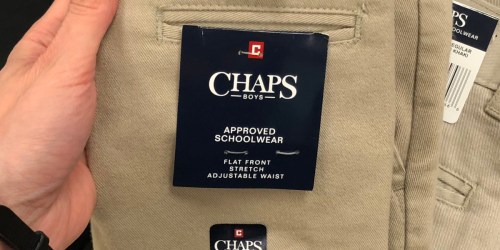 Chaps Little Kids Uniform Khaki Shorts Only $5 on Amazon (Regularly $15)