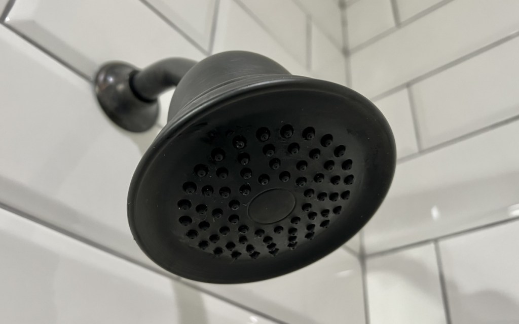 clean shower head