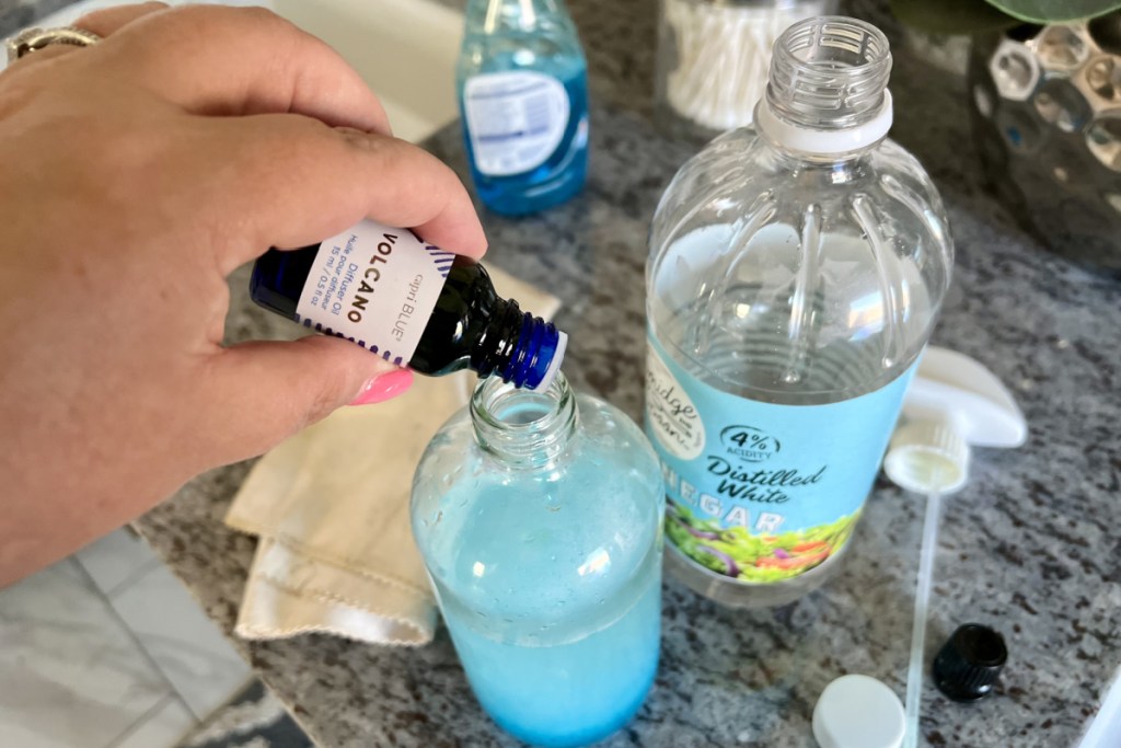 creating a DIY shower cleaner