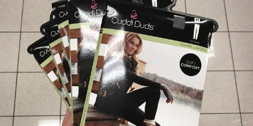 Cuddl Duds Women’s Base Layers Tops or Leggings 2-Packs Only $7.81 on SamsClub.com + More Deals
