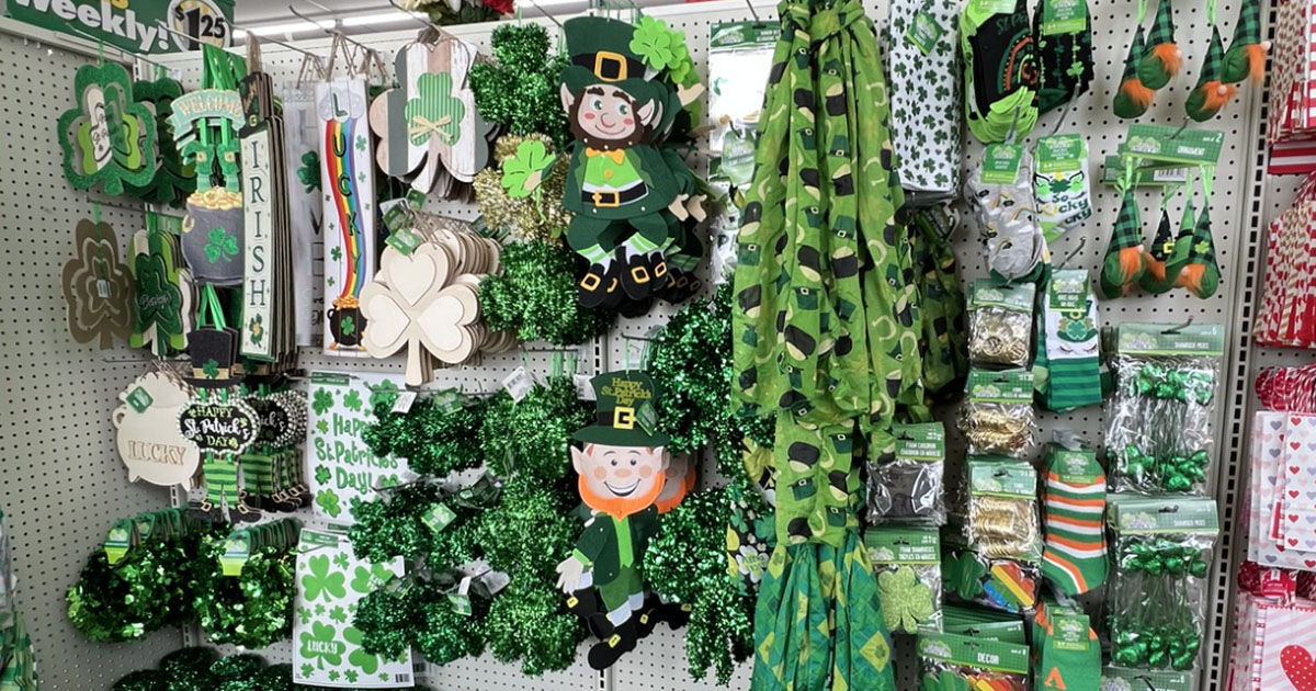 Dollar Tree St. Patrick’s Day Decor & Accessories Available Now for Just $1.25