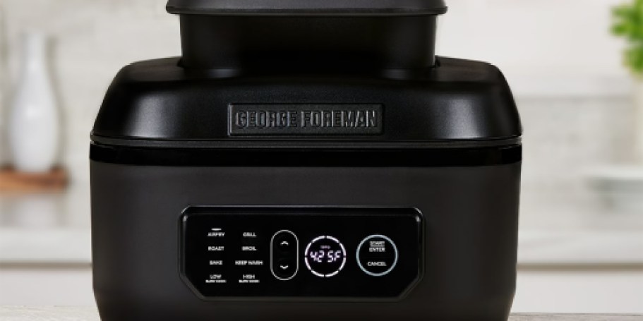 George Foreman Electric Grill & Air Fryer Only $69.99 Shipped on Walmart.com (Regularly $105)