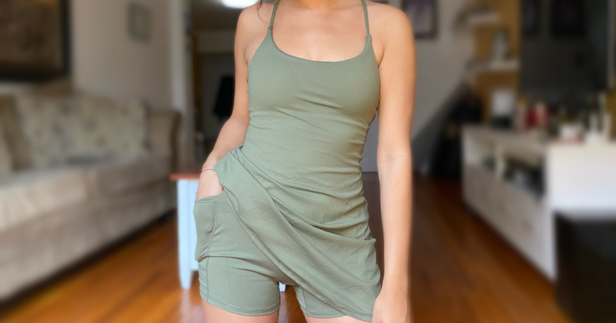 This TikTok-Viral Dress is the Perfect Outdoor Voices Workout Dress Dupe