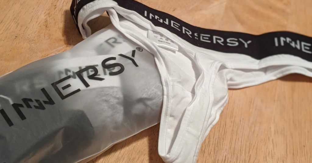 pack of thongs with white thong on top