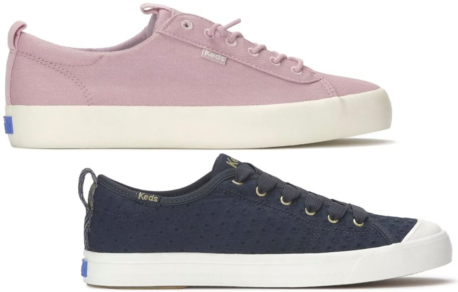 purple and blue keds shoes 