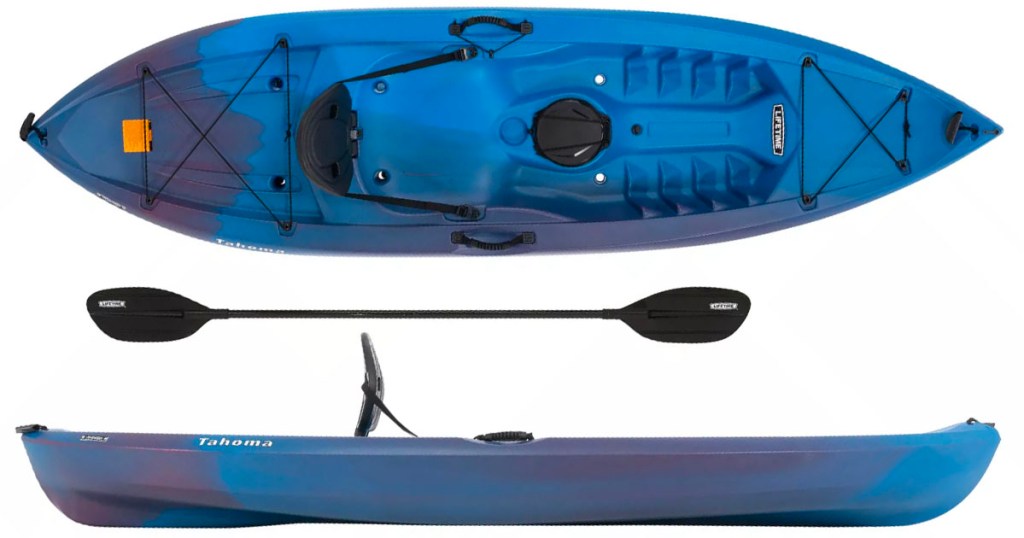 dark blue lifetime kayak