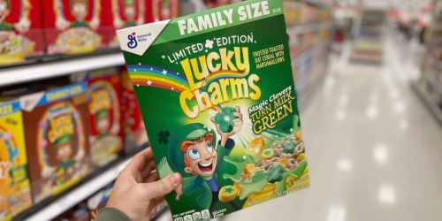 These Limited Edition Lucky Charms Are Back to Turn Your Milk Green for St. Patrick’s Day