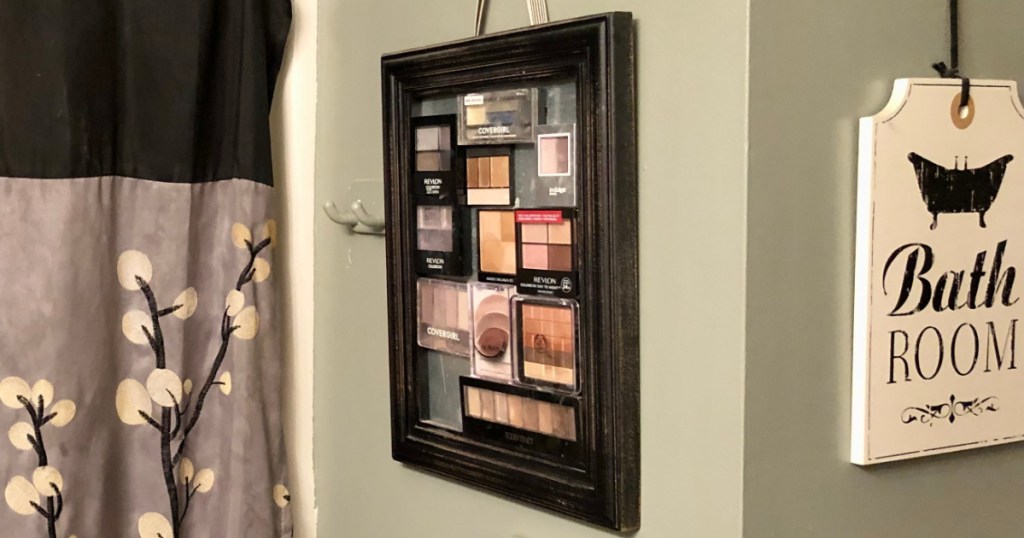 makeup organizer frame 