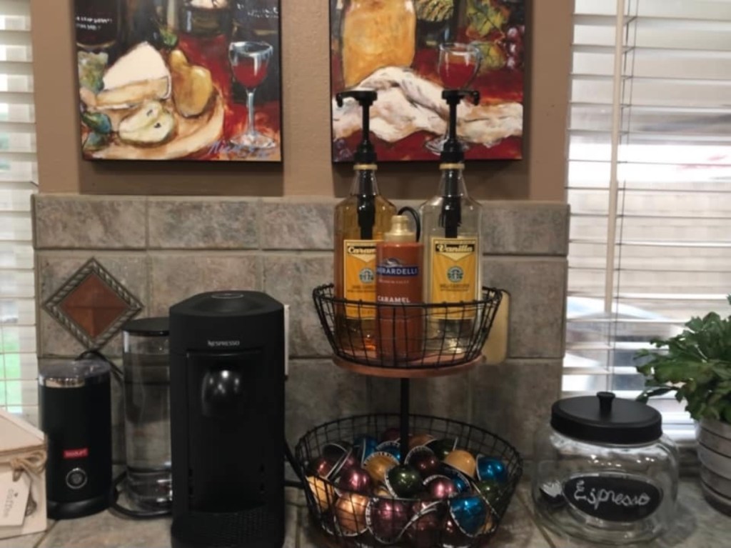 countertop coffee station
