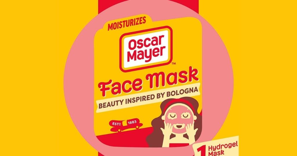 Oscar Mayer bologna face mask