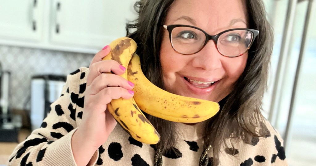 overripe bananas as a phone