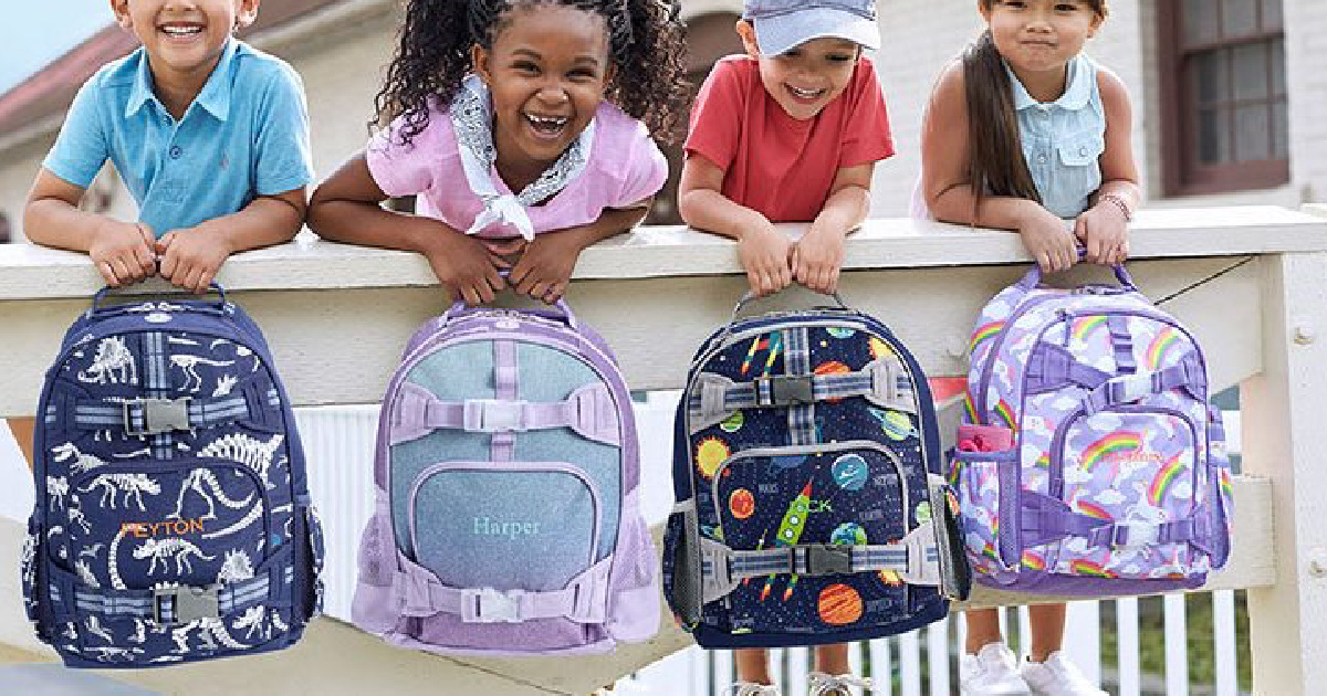 pottery barn kids backpack sale