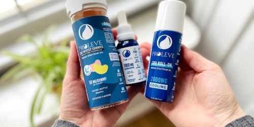 Buy One, Get TWO FREE Proleve CBD Gummies, Roll-ons, & Tinctures | Team & Reader Fave!