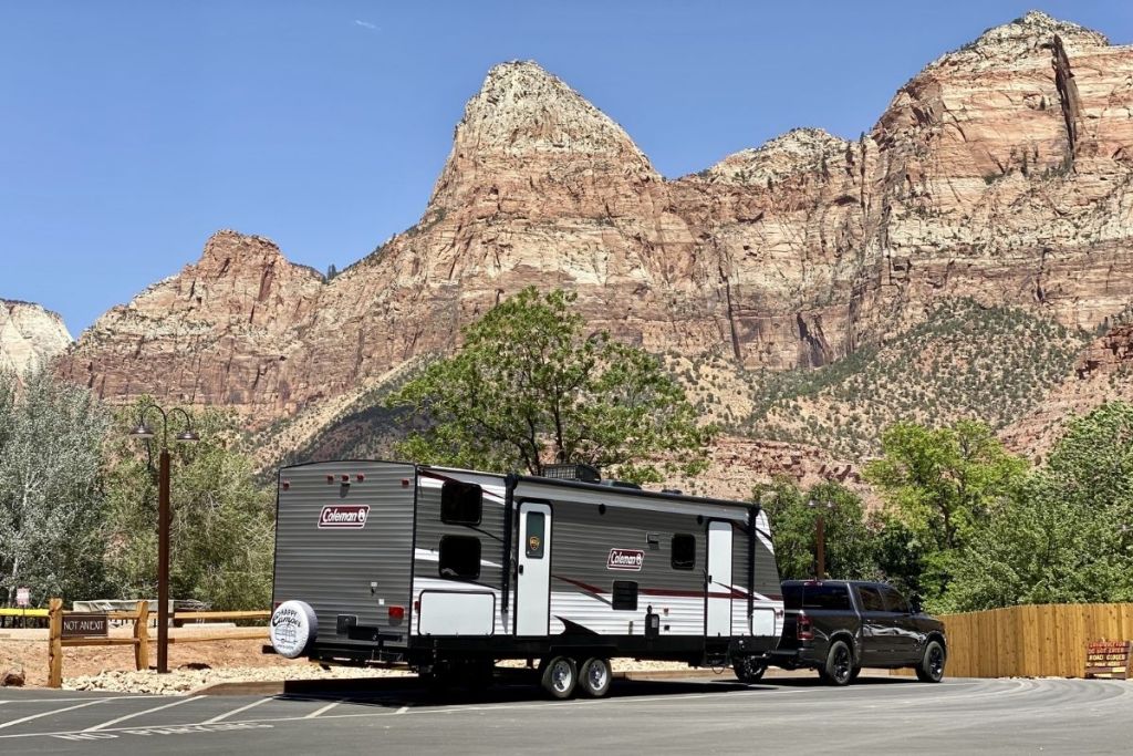 Coleman RV in Zion National Park