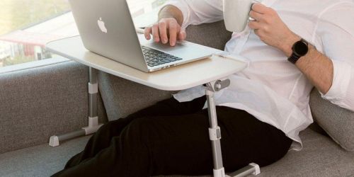 Adjustable Lap Desk Only $28.99 Shipped | Perfect for Working at Home or Creating a Standing Desk
