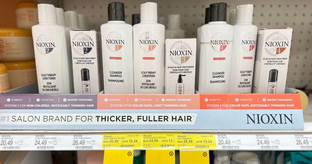 Nioxin Cleansing Shampoo and conditoner items