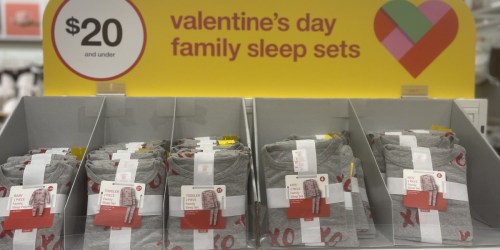 Valentine’s Day Matching Family Pajamas from $8.40 on Target.com