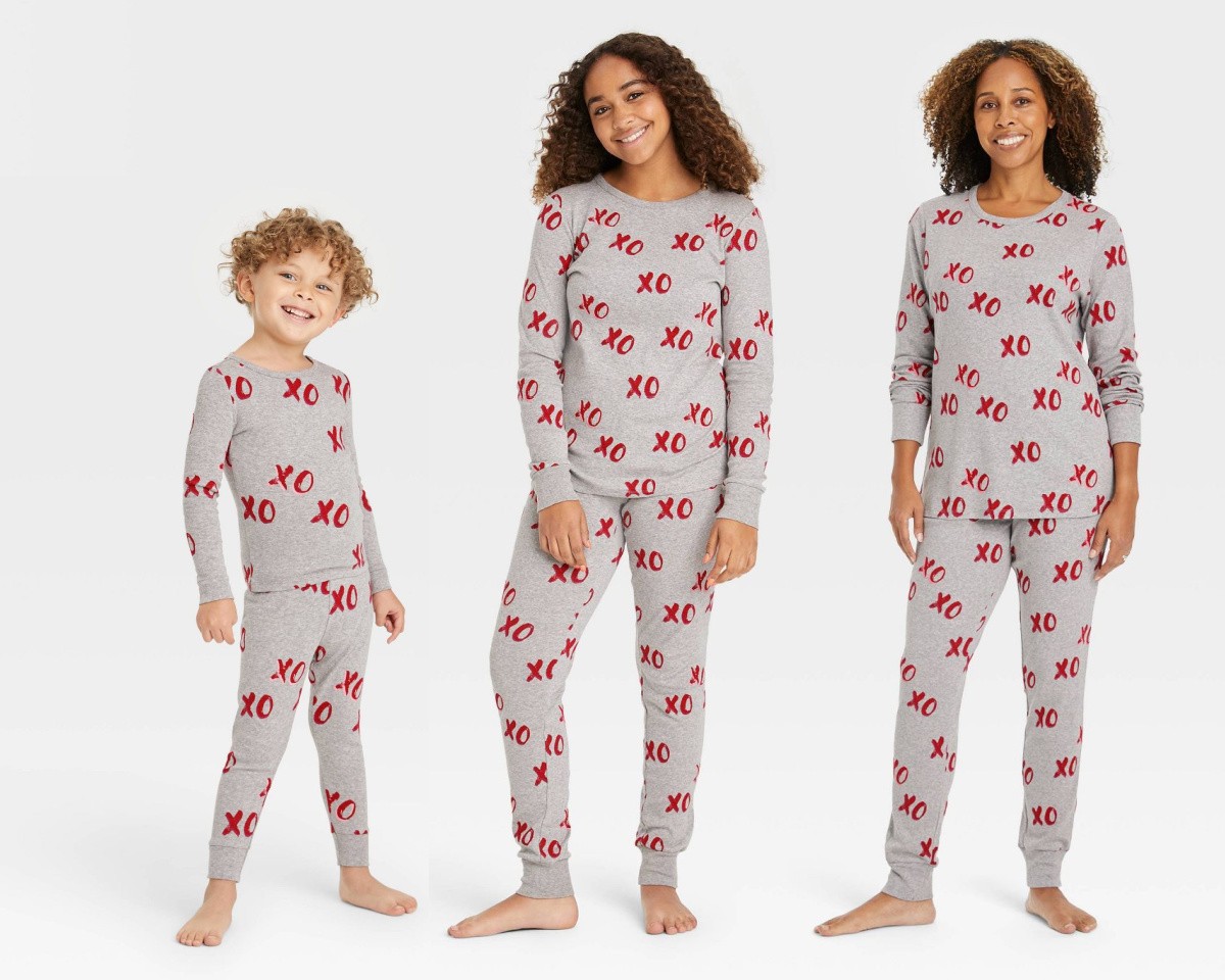 Valentine's Day Matching Family Pajamas from 8.40 on