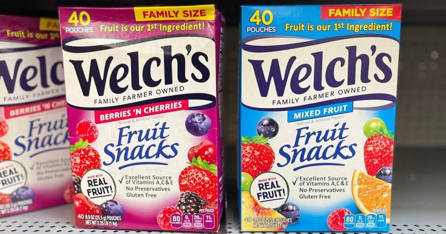 Welch’s Fruit Snacks 40-Count Just $3.89 Shipped on Amazon