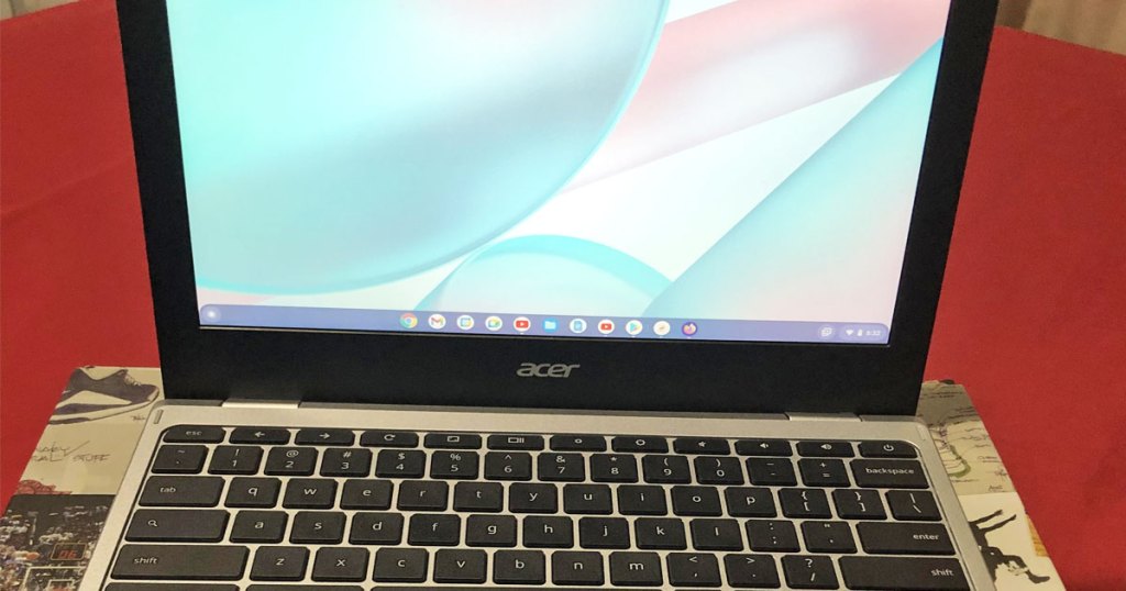 acer chromebook on home screen