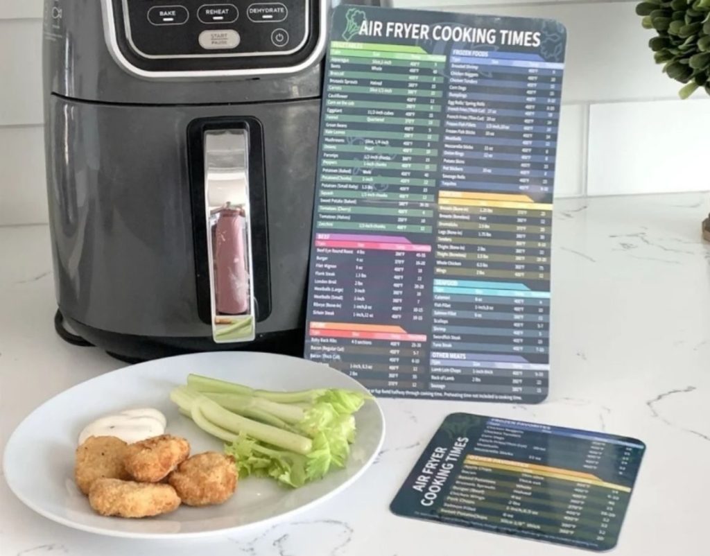 Air Fryer Magnet Set with Cook Times